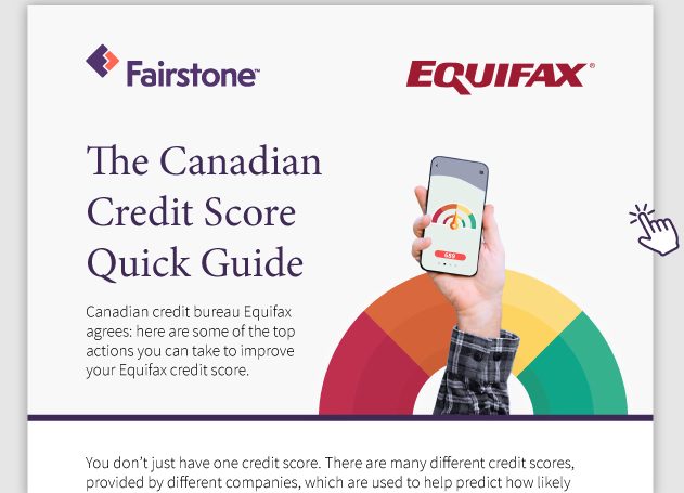A comprehensive Canadian credit score quick guide explaining the most important things you need to know that affect your credit.